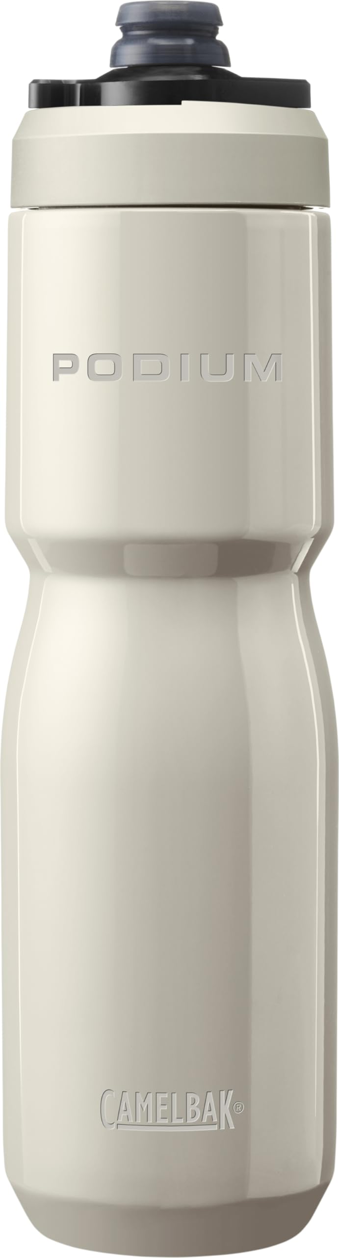 CamelBak Podium Steel Insulated Stainless Steel Bike Water Bottle – for Cycling, Fitness & Sports- Fits Most Bike Cages, 22oz - Stone