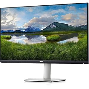 Dell S2721HS Full HD 1920 x 1080p, 75Hz IPS LED LCD Thin Bezel Adjustable Gaming Monitor, 4ms Grey-to-Grey Response Time, 16.7 Million Colors, HDMI ports, AMD FreeSync, Platinum Silver, 27.0″ FHD