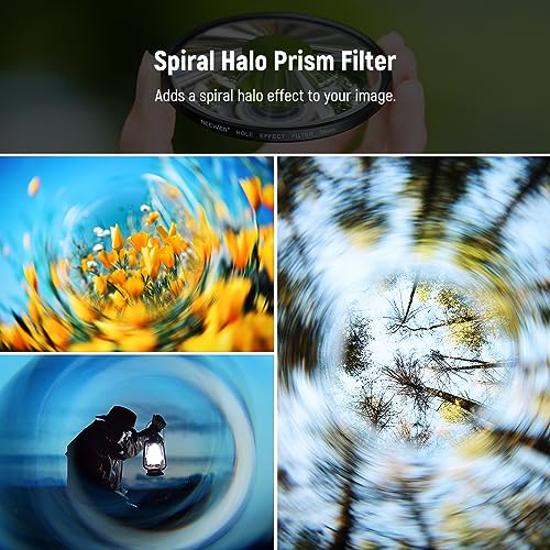 NEEWER 58mm Spiral Halo Camera Lens Filter - Image 4