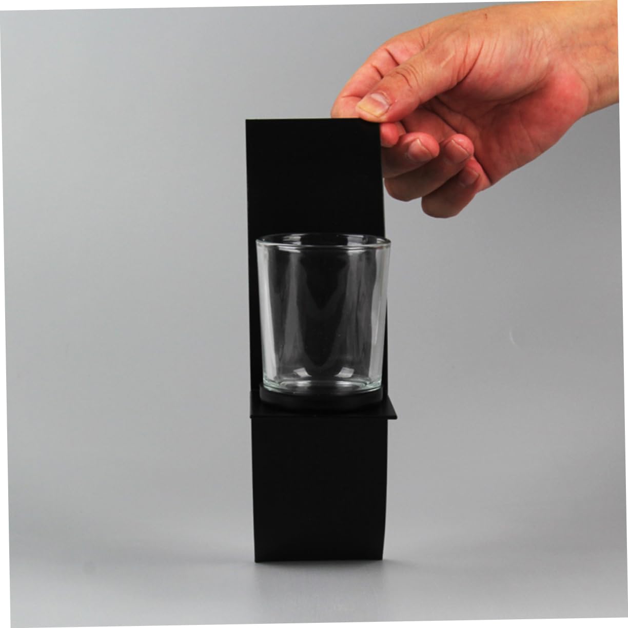 OUNONA Modern Wall Decor Candle Holders 2 Pack Iron Candle Bracket Decor Retro Style for Dining Living Room