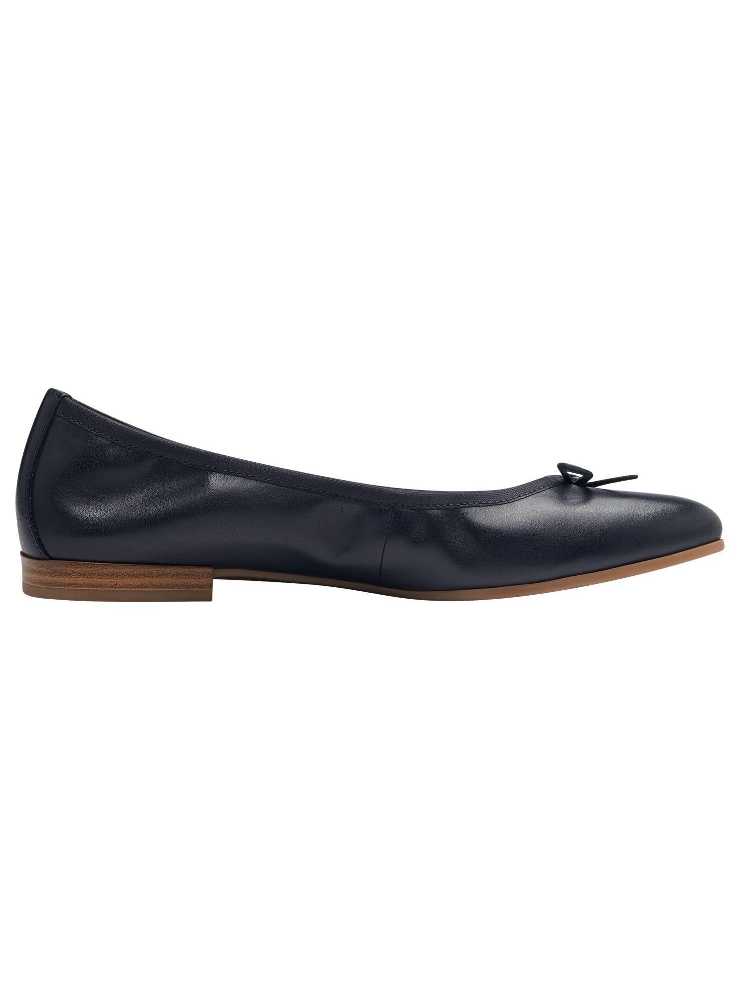 Tamaris Damen Ballerina Leder weiß 1-1-22116-41-110