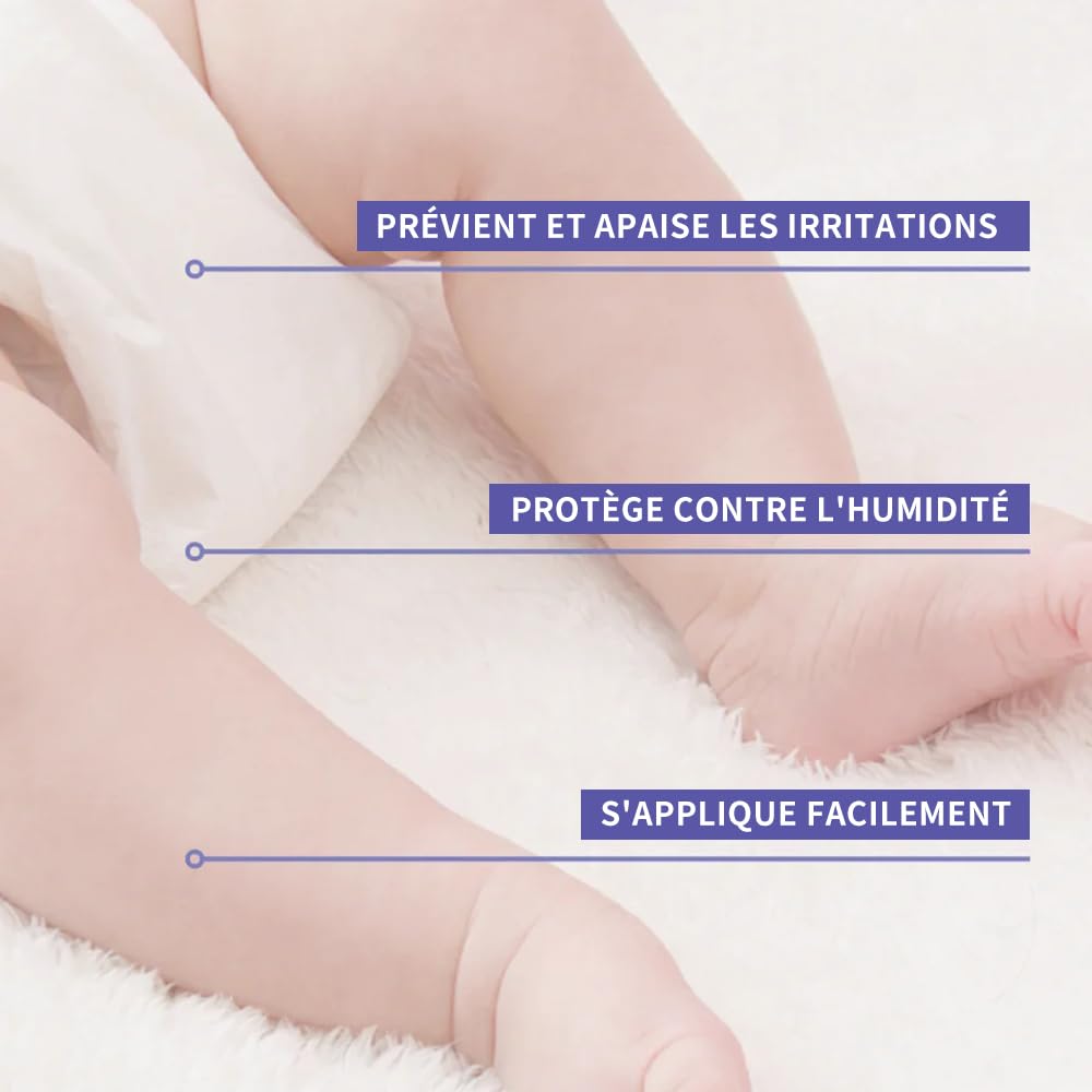 Bee Nature - Crème Change Bébé Bio - Soulager l'érythème Fessier, l'irritation et les Rougeurs - 99% Naturelle - YUKA 100/100 - Apaise et Régénère - Baume au Miel de Change - 2 Pièces(2 * 50ml)