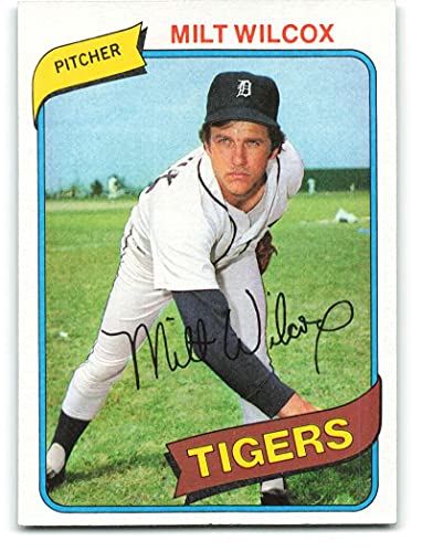 1980 Topps #392 Milt Wilcox NM+++ Detroit Tigers Baseball