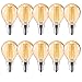 Produktbild Suncan 10 Stück LED Vintage Glühbirne G45,E14 Retro LED Filament Birne 4W Amber Glow,Warmweiß 2700K,Nicht dimmbar,Antike Glühbirne, Ideal für Retro Beleuchtung,Energieklasse F