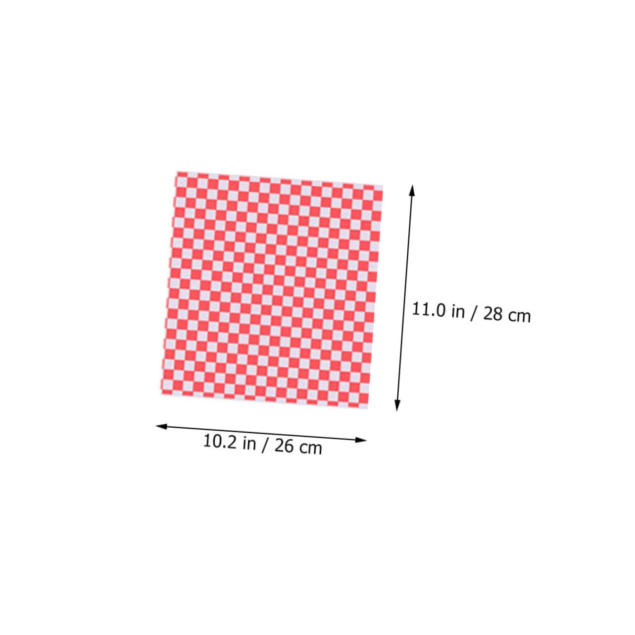 PRETYZOOM 200 Sheets Parchment Sheets for Greaseproof Paper Oil-proof Burger Wrapping Paper Crafted for Easy Cooking Experience