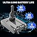 XLX Upgraded 6000mAh V8 Battery Replacement Compatible with Dyson V8 Animal Battery Replacement V8 Absolute V8 Motorhead V8 Fluffy SV10 Carbon Fiber Vacuum Cleaner
