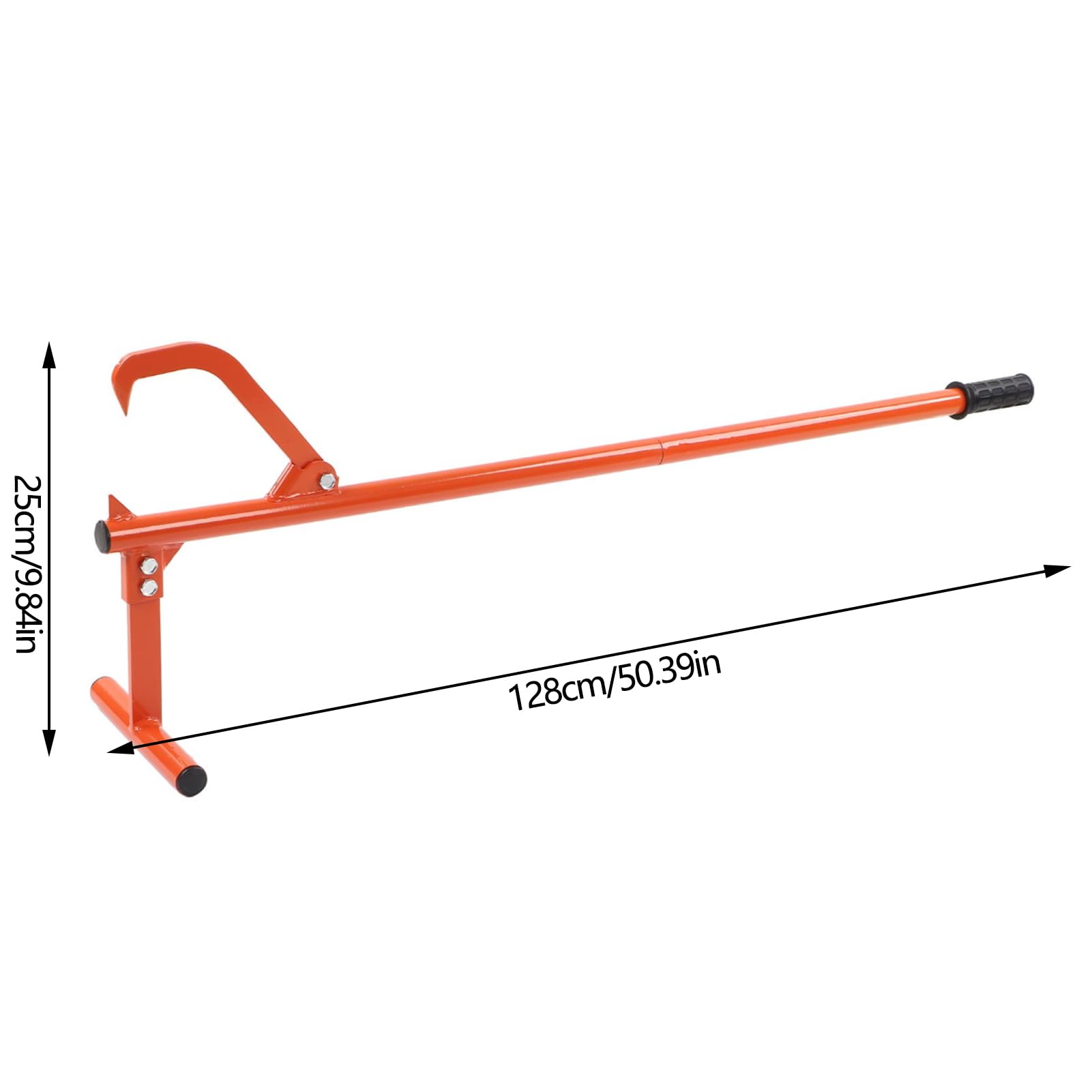 Lève-Bûches, Cheval de Scie à Bûches Robuste, Cric à Bois D'extérieur, Levier D'abattage à Rouleau, Outil de Cric à Crochet, Outils D'exploitation Forestière pour Rouler et