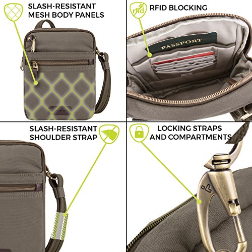 Travelon: Anti-Theft Courier Small N/s Slim Travel Bag - Navy - Image 4