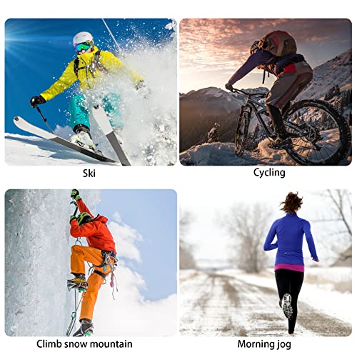 Cuayaes Ski Antifreeze Face Sticker，Golf Patche Face Uv Stickers For Sunscreen，Wind And Sun Protection Skin Patches For Outdoor Riding Winter Ski (Blue) #TOP3