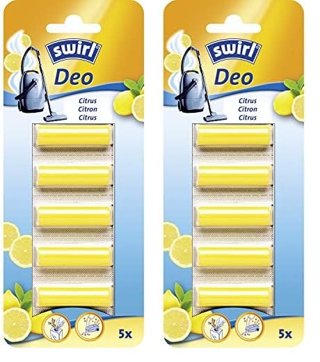 Swirl Staubsauger Deo-Sticks Citrus 5x (Zum Einlegen in den Staubsaugerbeutel), 1 Stück (2er Pack)
