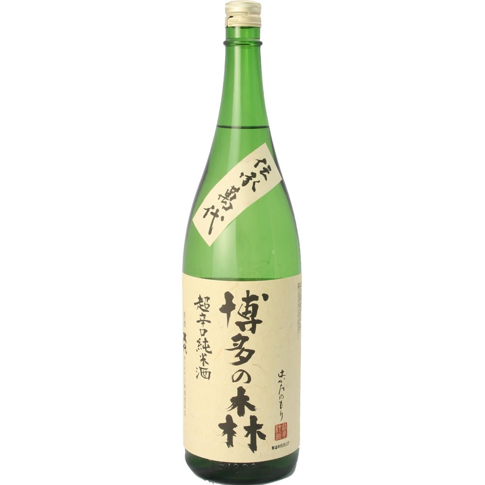 萬代 超辛口純米酒 博多の森 1800ml [福岡県]