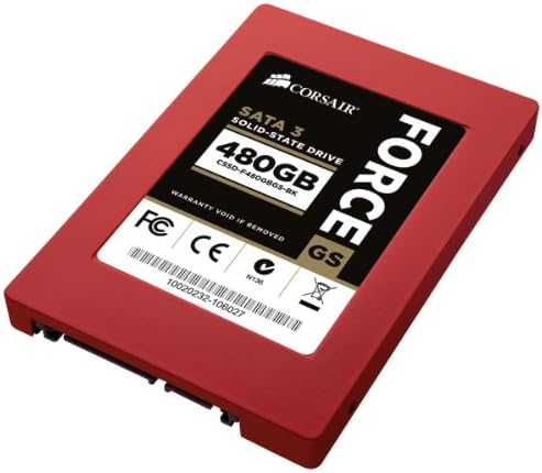 Corsair Force Series GS 480GB SATA III/6G SATA 6.0 Gb-s 2.5-Inch Solid State Drive, Black (CSSD-F480GBGS-BK)