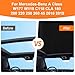 YIFOUM Car Panorama Sunroof Sunshade Curtain Cover Assembly for Mercedes-Benz A Class W177 C118 CLA 180 200 220 250 260 45 2018 2019 (Black)