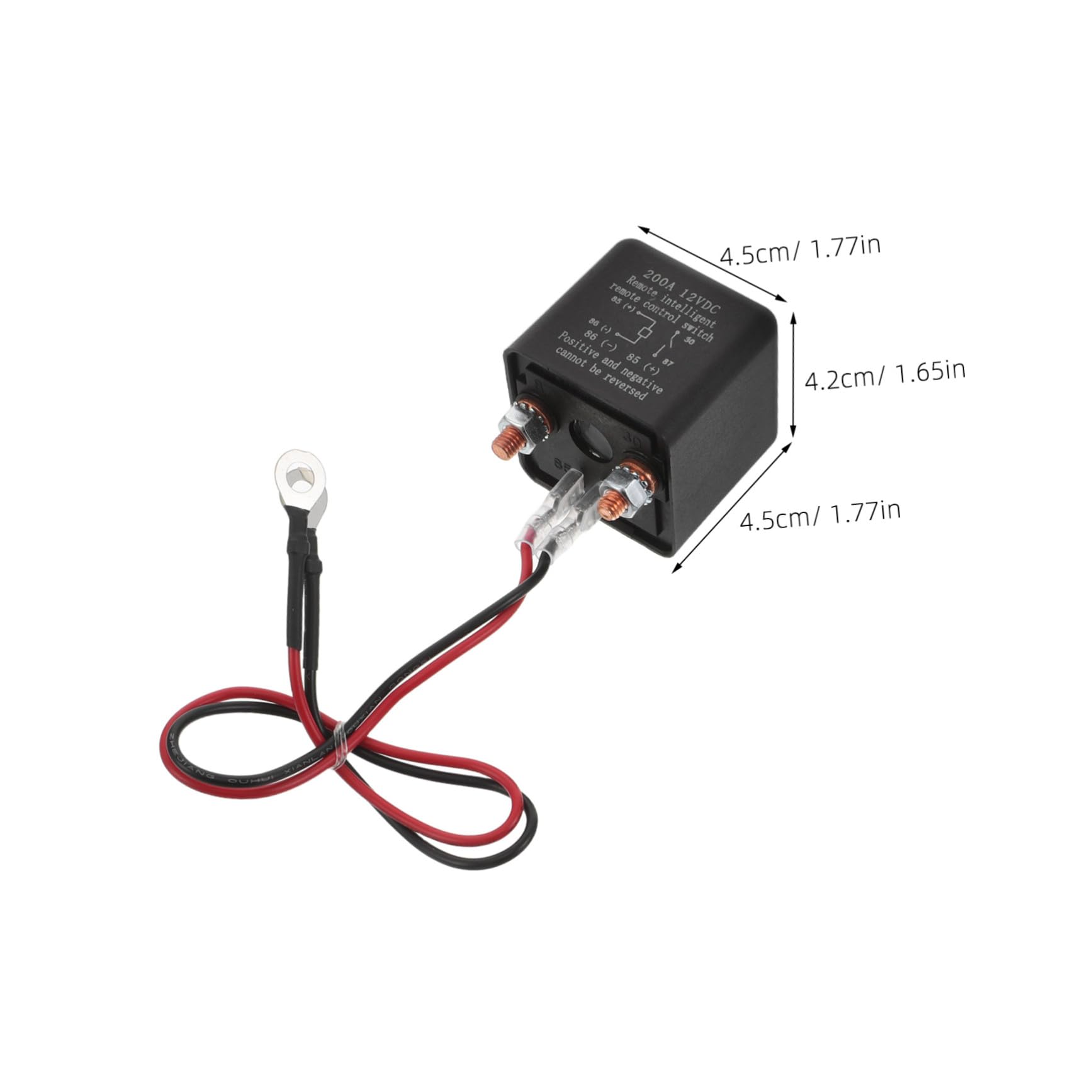 Interruttore Automatico Ripristinabile per Auto Interruttore Marino per Barca Protezione da Sovraccarico Termico per Motore Elettrico di Spegnimento Batteria Manuale Kit Relè