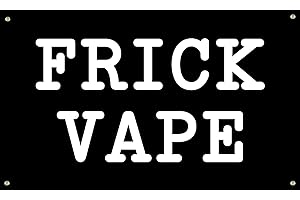 Black Frick Vape Banner Flag With 4 Grommet 3X5 Ft - Baylen Levine Flag