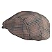 Big Size Driver Flat Fashion Plaid Ivy Cap - Blue 2XL