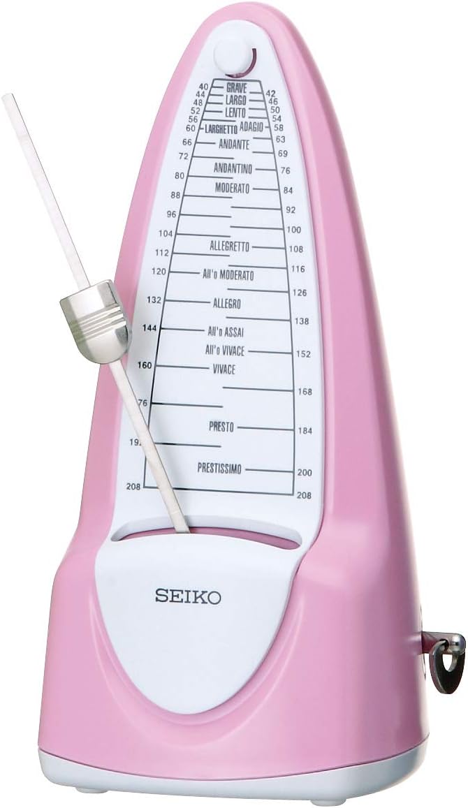 Seiko SPM320C Metronome Pendulum Type, Standard, Cherry Pink