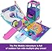 Polly Pocket Micro Dolls and Transforming Camper Van Vehicle, Accessories Include Pets and Toy Car, Pet Mobile Adventure Playset