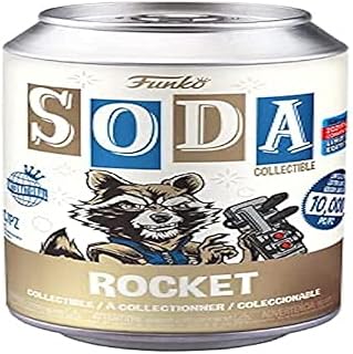 Funko Vinyl SODA: Guardians Of The Galaxy - Rocket w/(FL) Chase. 1 In 6 Chance Of Receiving A Chase Variant (Styles May Vary)