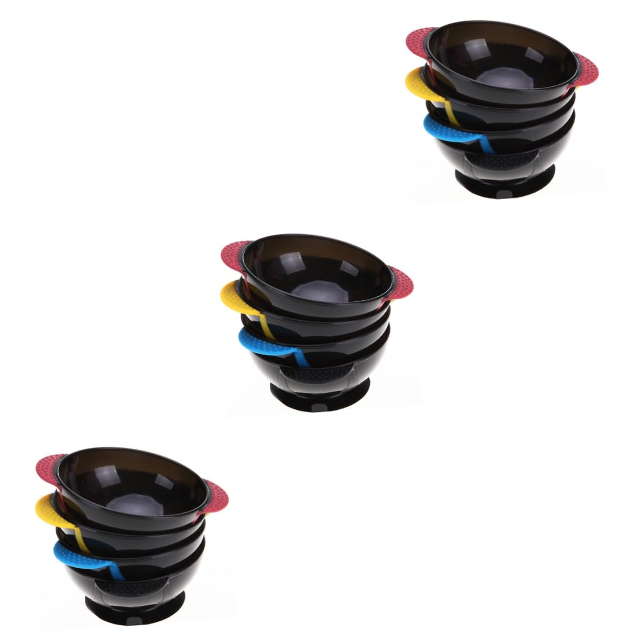 Beaupretty 3 Set Ciotolper Colorazione Con Base Antiscivolo Per Parrucchieri Ciotole Antiribaltamento Per E Trattamenti 4 Pezzi*3