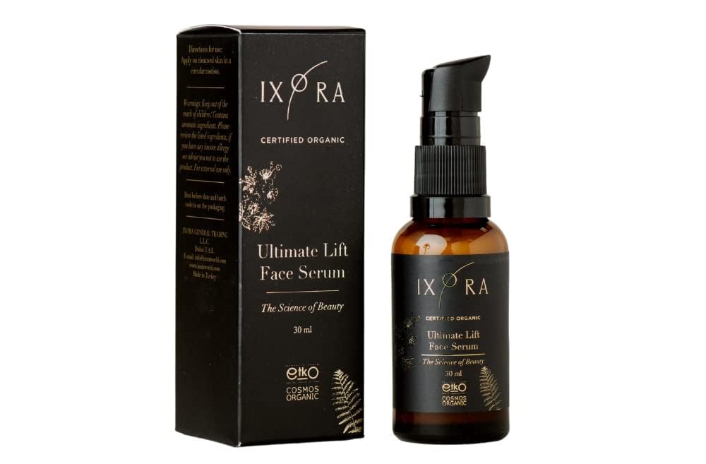 Sponsored Ad – ixora Ultimate Lift Face Serum powerful Elixir, Highly Antioxidant, Rejuvenates, tightens and lifts - Certified Organic GMO Free Vegan Friendly
