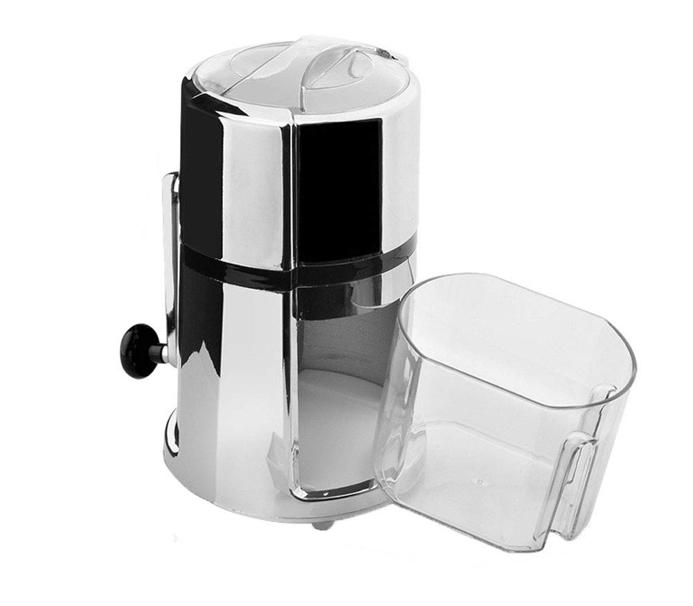 Aprilhp Ice Crusher for Home Use, Portable Snow Cone Machine Small, Manual Crushed Ice Maker, Ice Shaver Machine Commercial for RVs, Boats, Kitchens, Bars, Gift: Small Ice Shovel KAPEBX