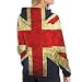 Helen vi Sudadera con Capucha para Mujer Vintage English Flag, XL Sweatshirt