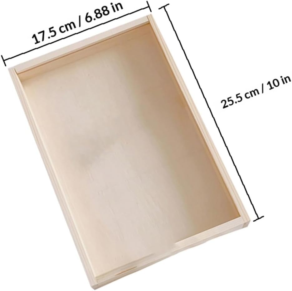 FRCOLOR Wood Manicure Display Board Case with Lid for Fake Nails and Models image 2