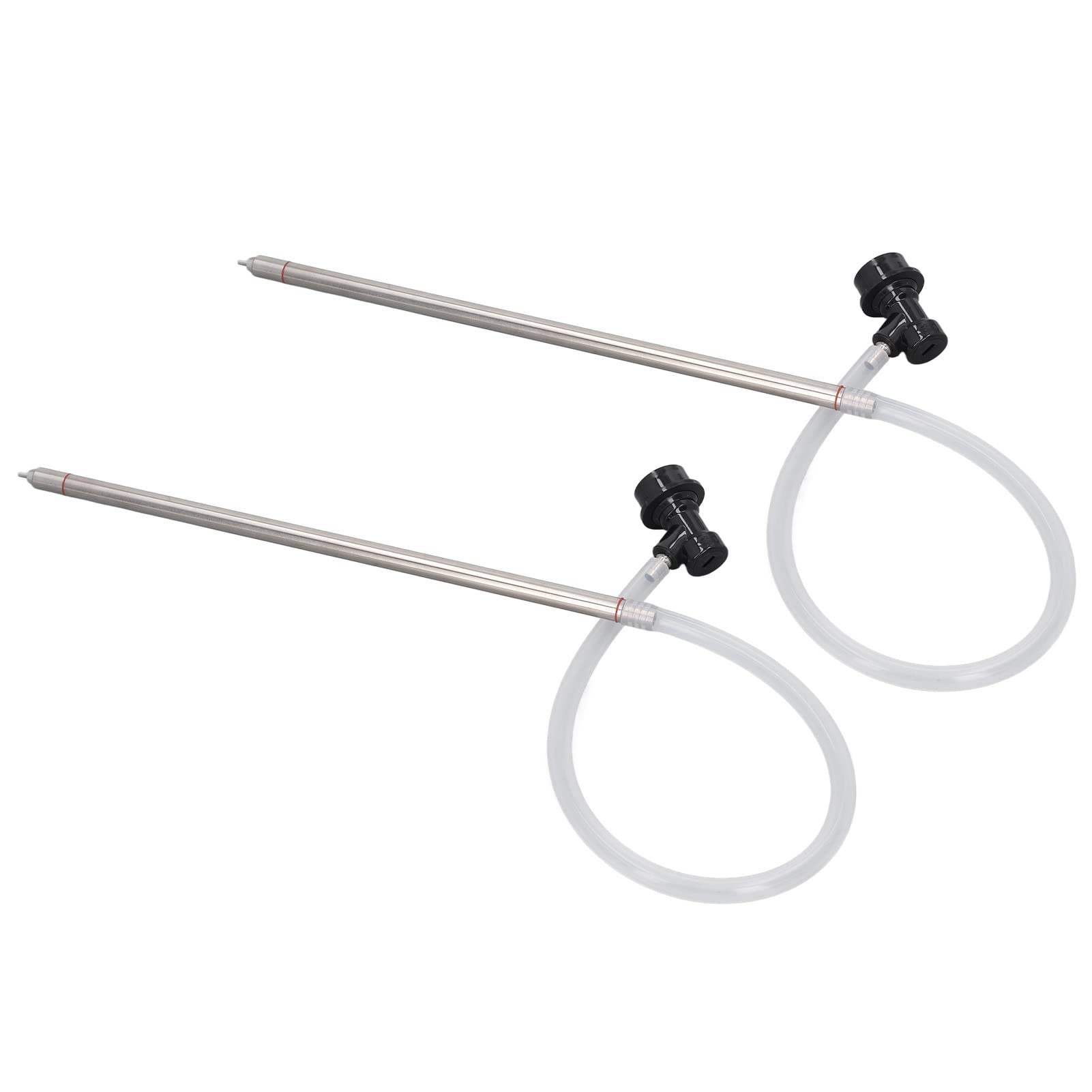 2 Pcs Flaschenfüller, Bier Flaschenfüller, federbelastetes Bierflaschenfüller-Set, 304 Edelstahl, Craft-Bierabfüllstop-Ventilfüller, ideal für Heimbrauen, einfach zu bedienen