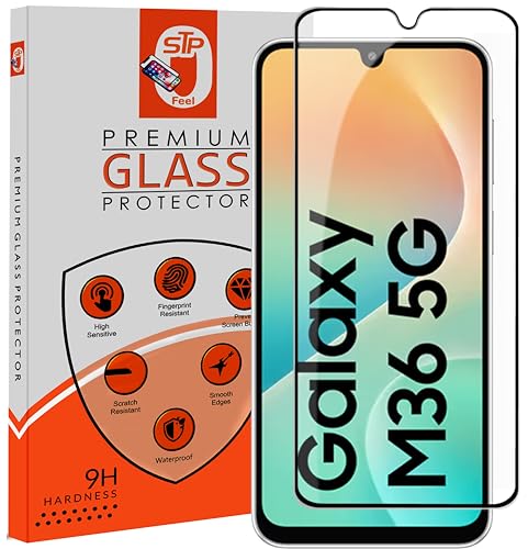 Image of Premium Tempered Glass Screen Protector Guard Compatible For Samsung Galaxy M36 5G (6.7 Inch, Pack of 1) | Edge to Edge Coverage With Easy to installation kit for Smartphone