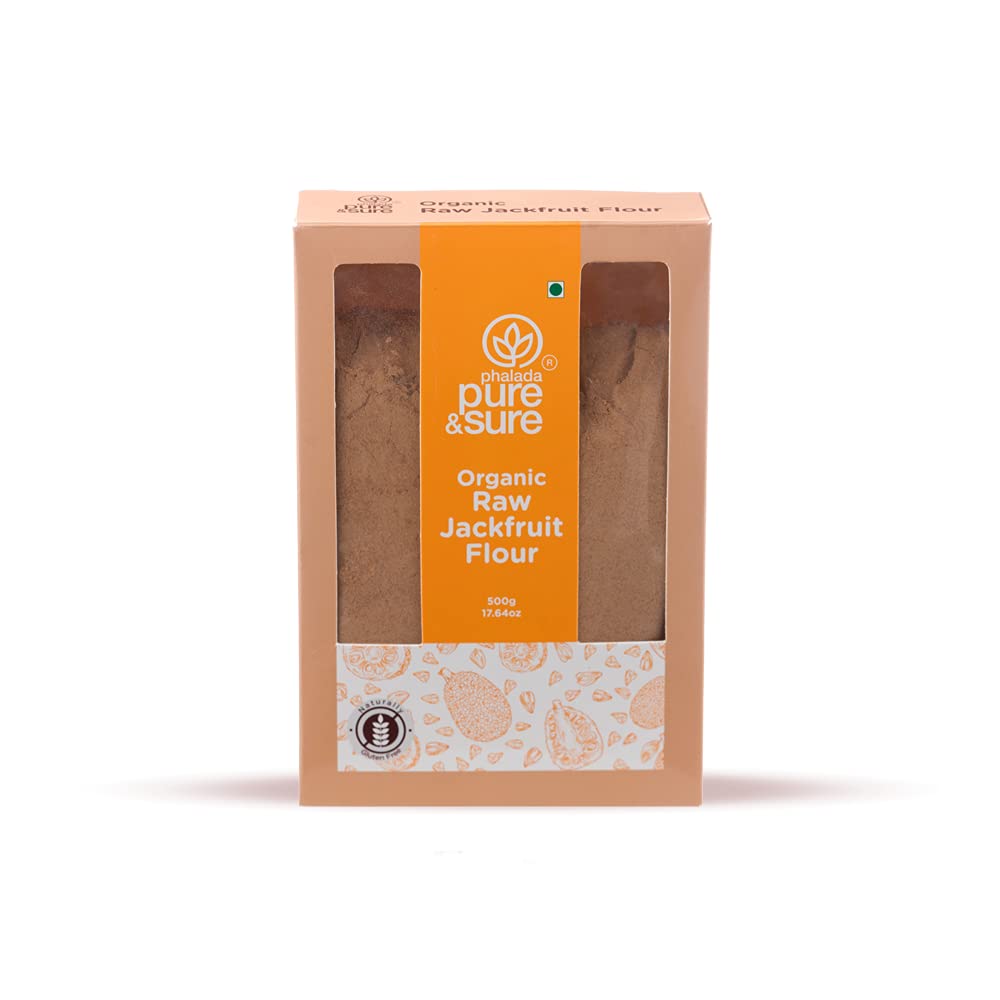 Pure & Sure Green/Raw Jackfruit Flour (Atta) 500G | 100% Naturally Processed Kathal Atta | Gluten Free | No Preservatives & No Trans Fats | Helps Control Blood Sugar levels (B09BFW8R4G) Amazon Price History, Amazon Price Tracker