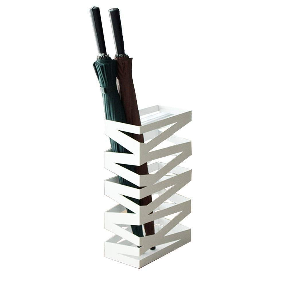 Porte-parapluie boîte rangement carrée blanche style japonais irrégulier