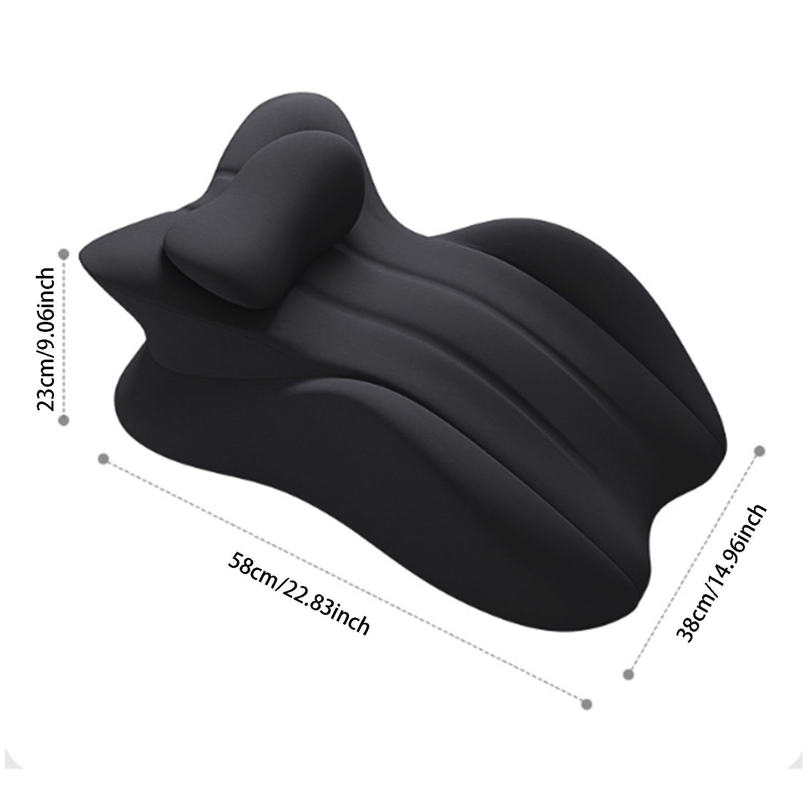 Oreiller d'amour pour l'intimité des couples, oreiller bas profil pour fesses avec design discret pour l'intimité de la chambre, support confortable pour s'asseoir ou s'allonger (SP.A)