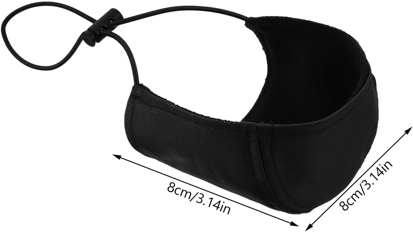Sewroro 2pcs Driving Shoe Heel Protector Wear-resistant Shoe Cover Brake Throttle Foot Heel Protection for Car Driving (black)