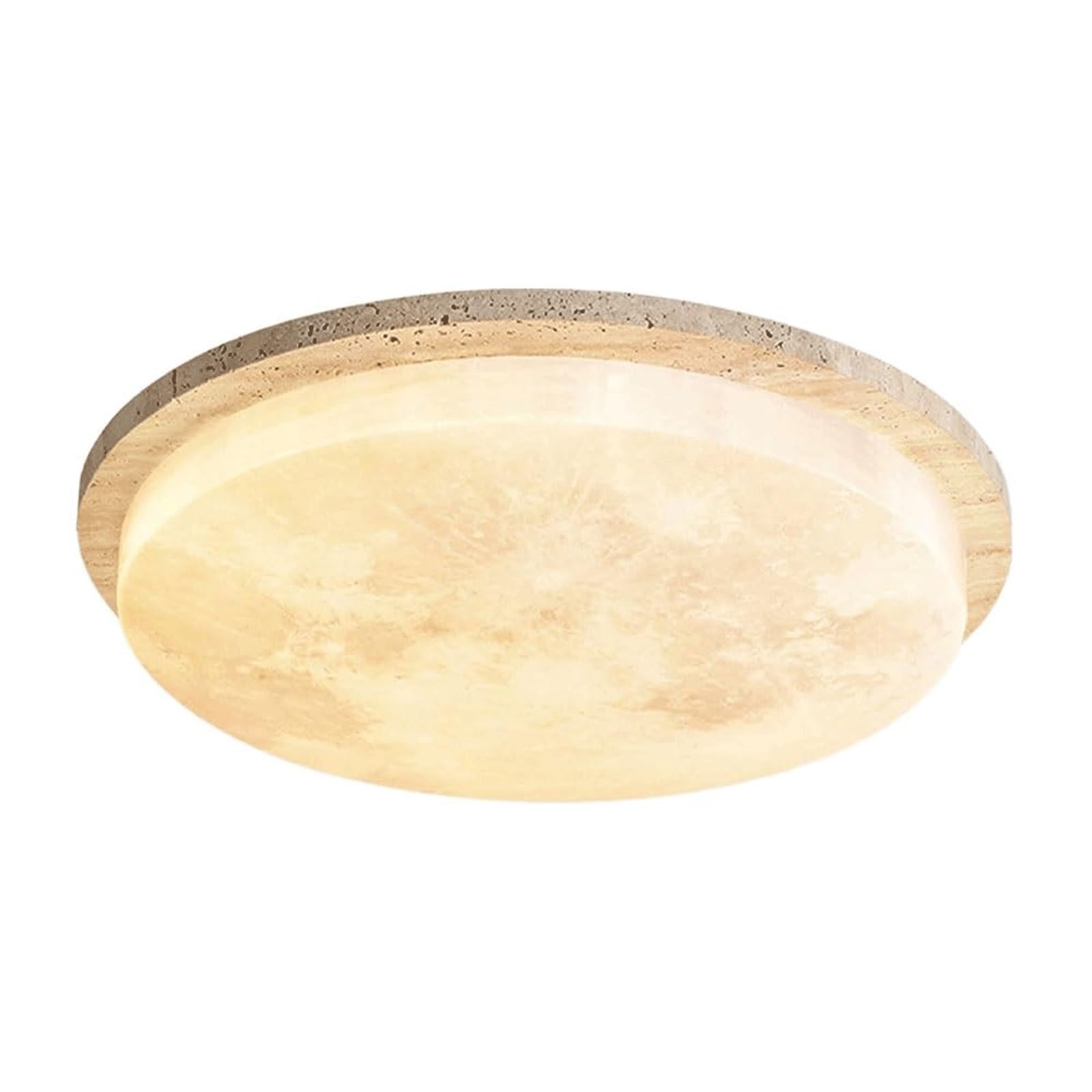 BKEKM LED Ceiling Lights Fixtures 3000K/4000K/6000K Dimmable Close to Ceiling Lamp Round Semi Flush Mount Ceiling Light,24W,36W,48W ﻿(34CM)