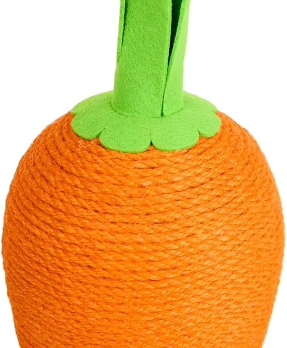 EveryYay by Petco Novelty Carrot Cat Scratch Post, Medium