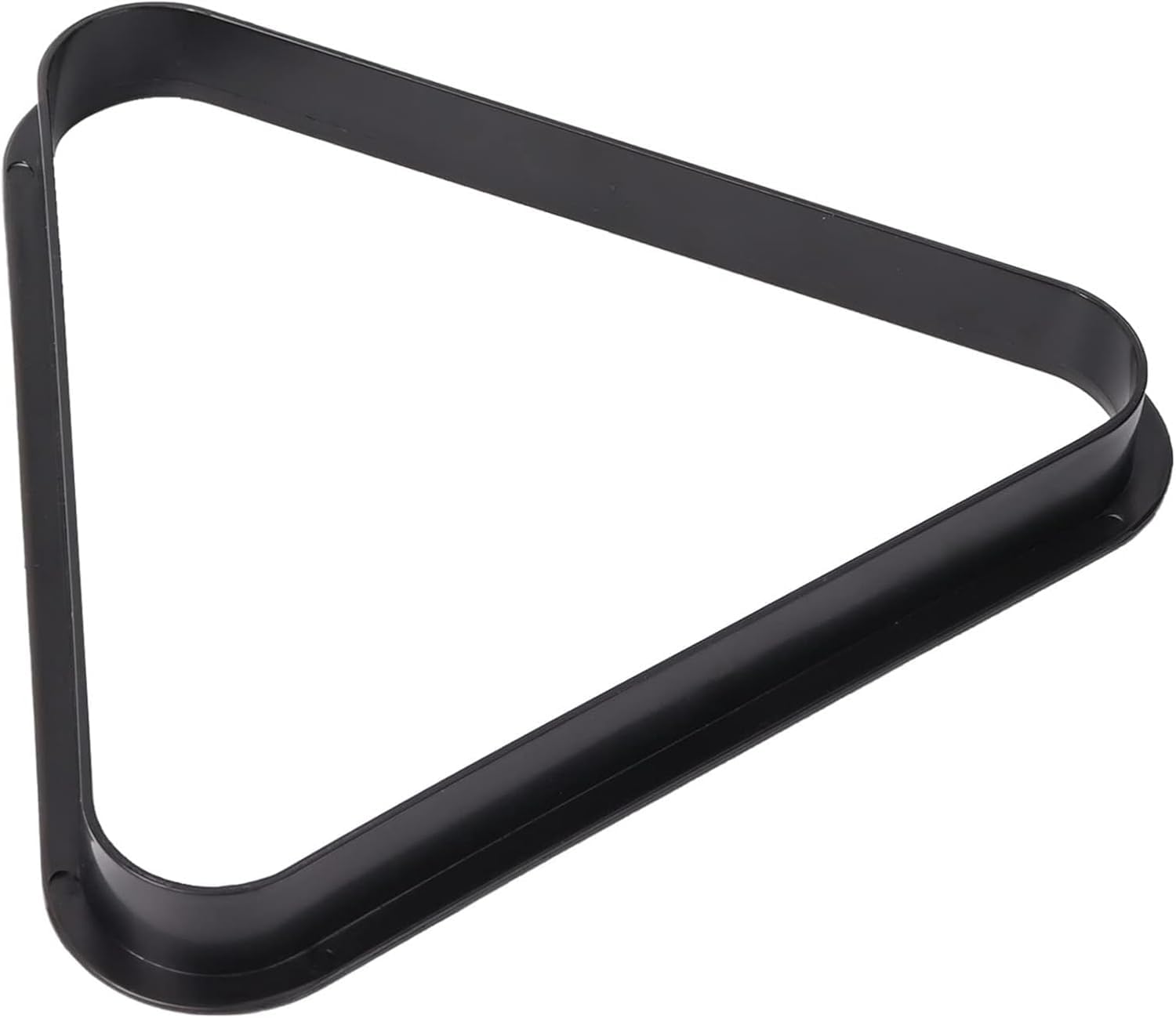 THE WHITE SHOPPlastic Billiard Pool Ball Racks Fit Standard Billiard Pool Balls Plastic Billiard Ball Rack, Shaped Billiard Rack for Billiard Pool Table (Size : Black)