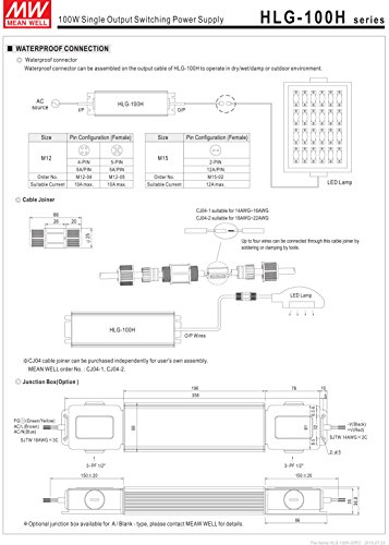 Image of LED Driver Single Output Switching Power Supply 42V @ 2.28A Model B, 100W