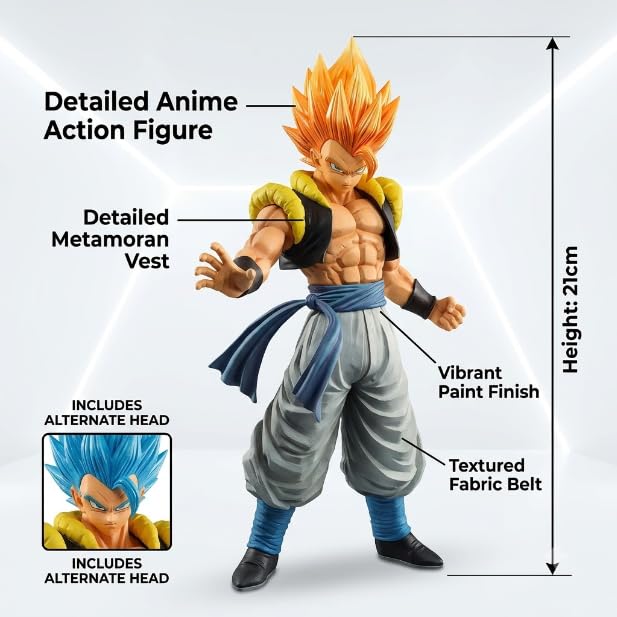 Image of Anime Warrior Action Figure 32 cm Collectible PVC Statue for Kids & Collectors Premium Muscular Design | Display Toy with Gift Box for Desk, Shelf & Showcase (Dragon)