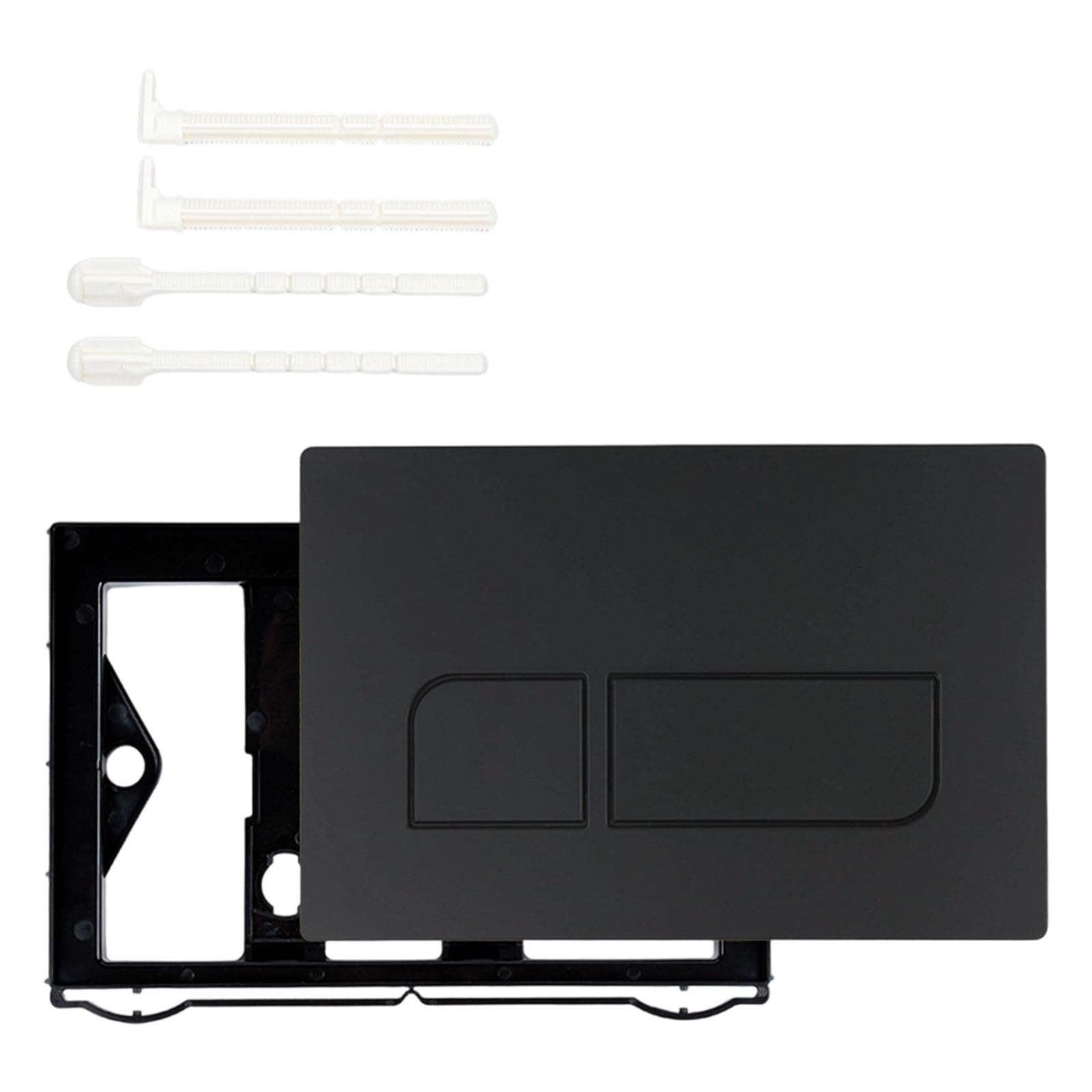 Elnwnnkc Black Bathroom Accessories Flushing Board For Concealed Water Tanks Double Plate Up300 Up320 Wall Mounted Tanks Flush Panel Replacement