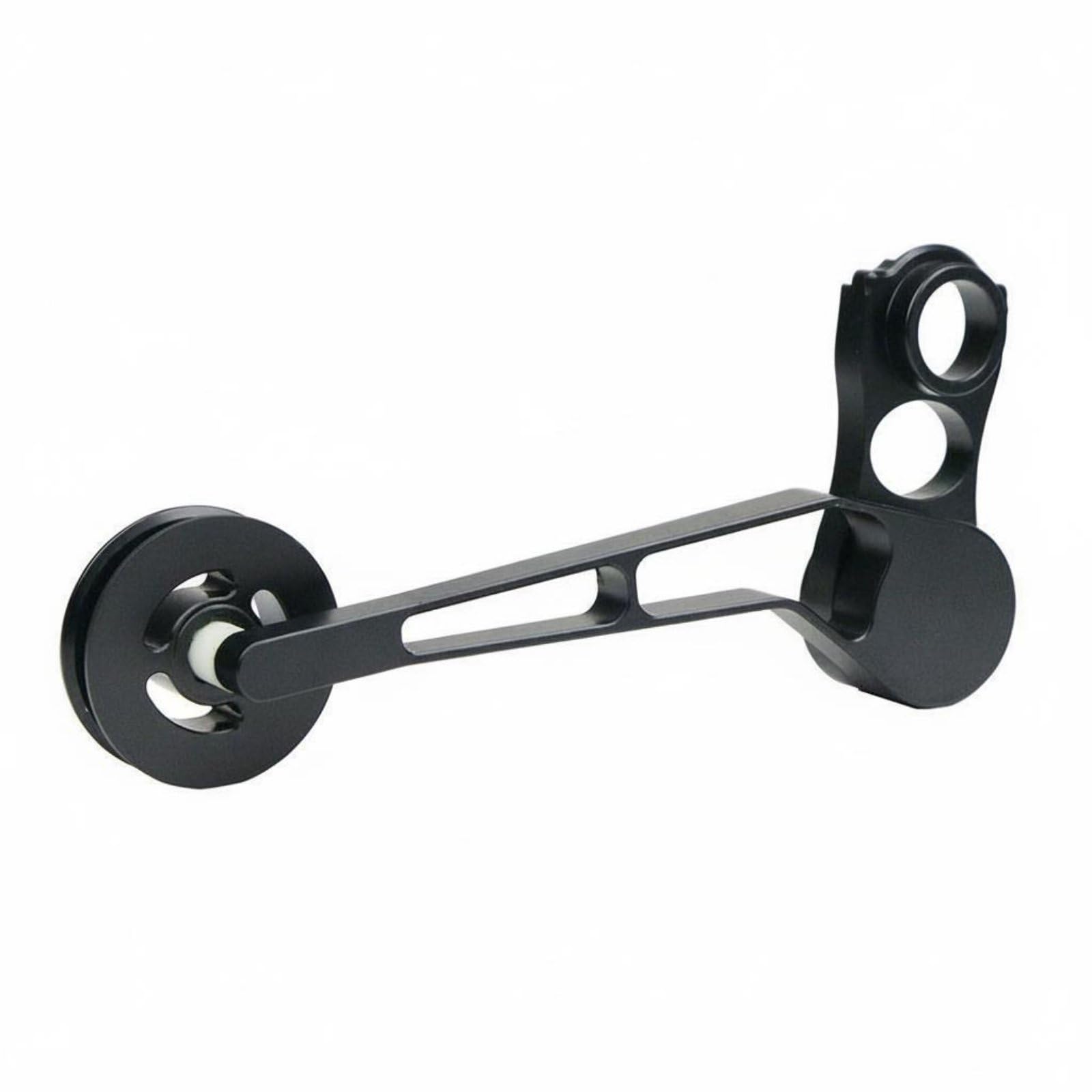 Desviador Trasero para Bicicleta Plegable Cambio Tensor Estabilizador Aleación de Aluminio Ligera con Rueda Guía de Nylon 12T Compatible con 5 6 7