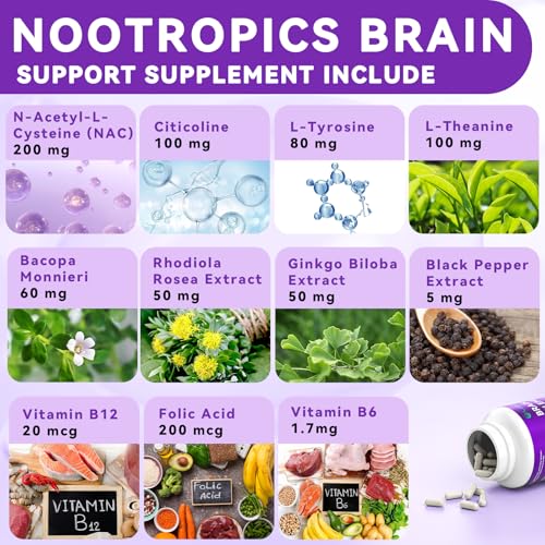 Kedicy Brain Supplements Brain for Memory and Focus - Image 4