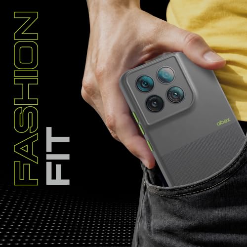 Image of AIBEX Premium Back Cover Case Compatible for Motorola G77 Power 5G / Motorola G37 5G / Motorola G37 Power 5G|Scratch & Drop Tested Shockproof Matte Texture Case with Soft Microfibre Lining - Grey