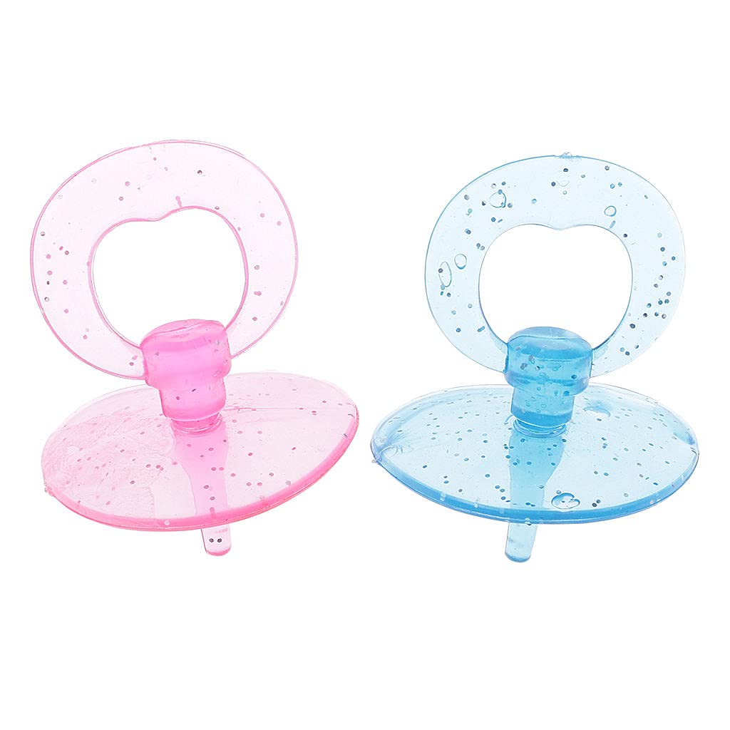 Gazechimp Toy Mini Pacifier Children's Plastic Baby Child Dollhouse Accessories for Barbie Kelly Dolls
