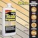 STAR BRITE Teak Kit - Restore Decks, Patio, Outdoor Furniture, Boats & Fine Wood - Marine Grade Teak Cleaner & Brightener Set With Premium Golden Teak Oil Finish - Renew, Refinish & Protect (081202)