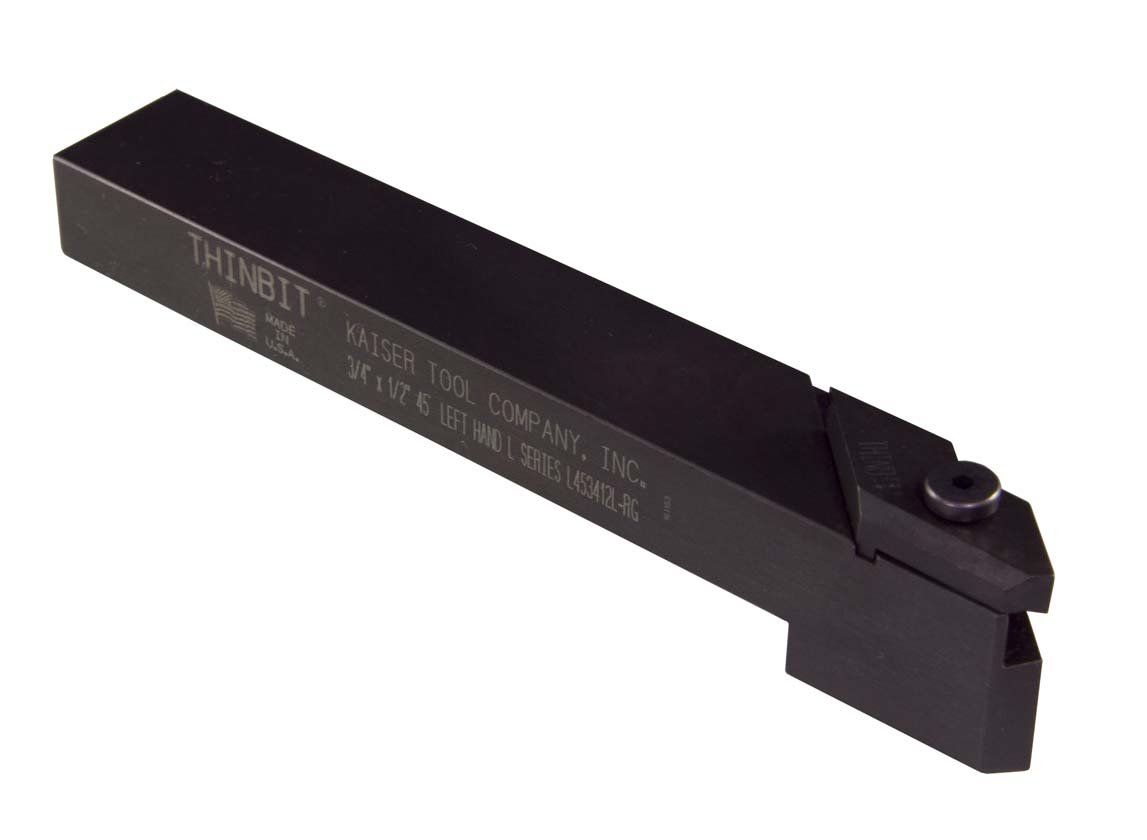 THINBIT L453412L 1/2", Left Hand Orientation, 45 Degree, GROOVE 'N TURN toolholder. Use with
