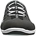 Easy Street Women's Barbara Fashion Sneaker, Black Leather/Fabric, 5.5 M US