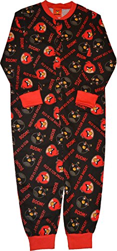 Pijama Infantil de Neopreno para niños Angry Birds Pijama Pelele para bebé - 100% algodón