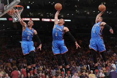 Russell Westbrook Oklahoma City Thunder Basketball Photo Poster 24x36 #2
