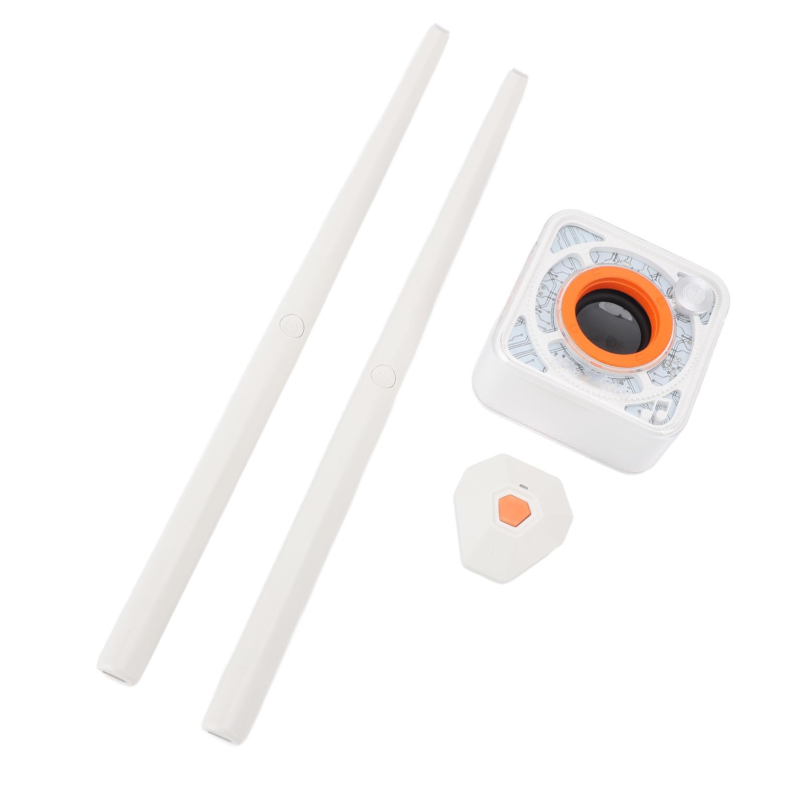 Zunate Set di Bacchette Elettriche Leggere Ad Aria con Tecnologia di Rilevamento del Movimento per Studi e Case